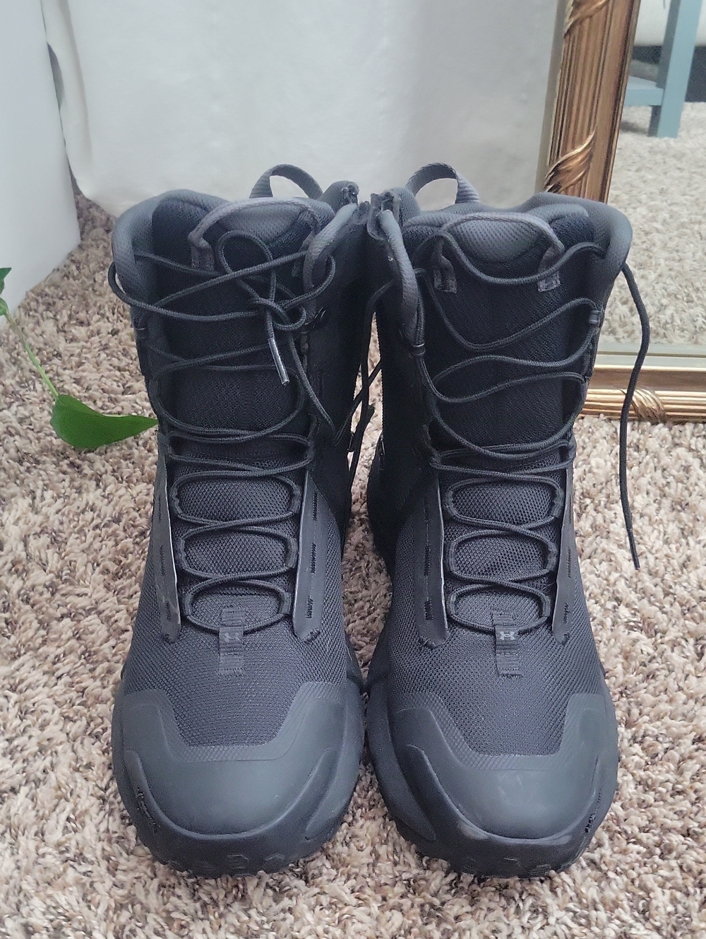 Under Armour Men's Black Tactical Boot - High Ankle Lace-Up